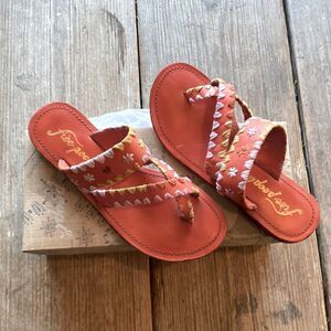 Free People Bella Caia Crochet Sandals